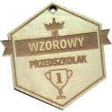 Medal drewniany
