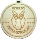 Medal drewniany