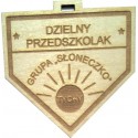 Medal drewniany