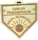 Medal drewnianysłoneczko