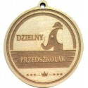 Medal drewniany