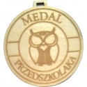Medal drewniany