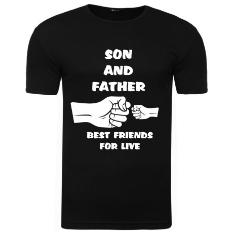 Koszulka z napisem son end father