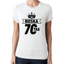 Koszulka z nadrukiem - boska 70- tka