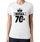 Koszulka z nadrukiem - boska 70- tka