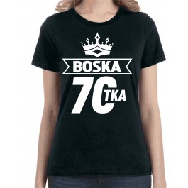 Koszulka z nadrukiem - boska 70- tka