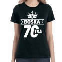Koszulka z nadrukiem - boska 70- tka