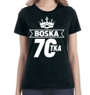 Koszulka z nadrukiem - boska 70- tka