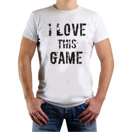 koszulka z napisem I love this game