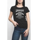 Koszulka z nadrukiem "Legendy rodzą się.."