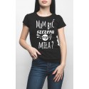 koszulka uniwersalna z napisem mam być szczera ....