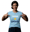 Koszulka z nadrukiem - Jestem Gwiazdą