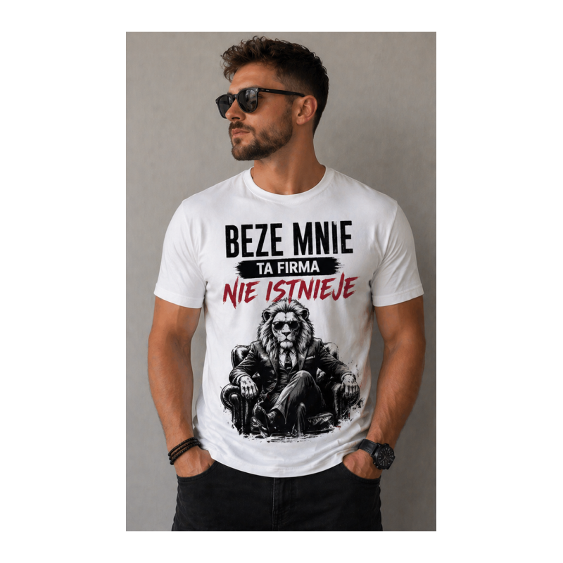 Koszulka z nadrukiem - Beze mnie..