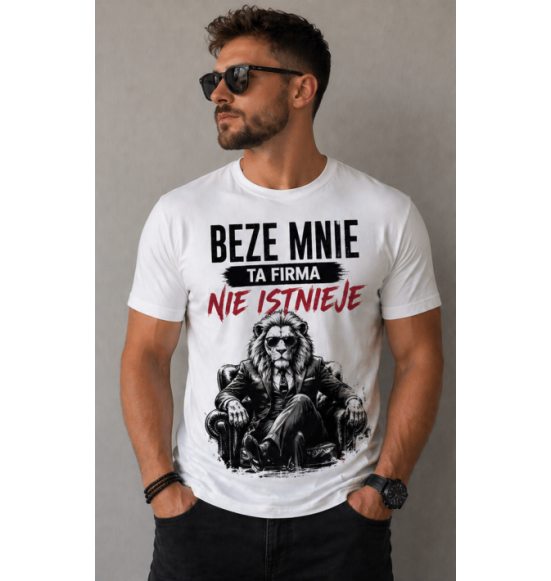 Koszulka z nadrukiem - Beze mnie..