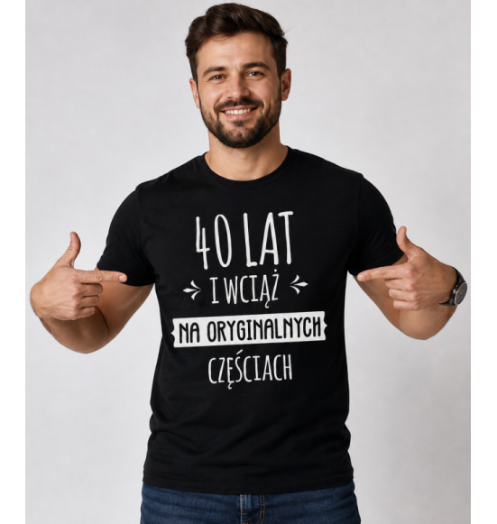 Koszulka 40 lat i wciąż na oryginalnych