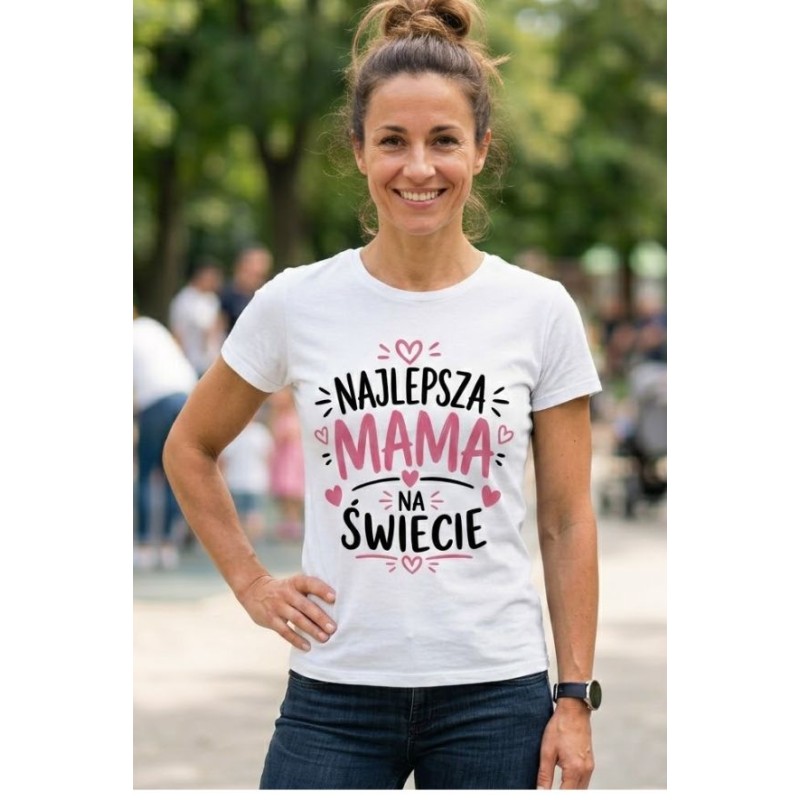 Koszulka NAJLEPSZA MAMA NA ŚWIECIE