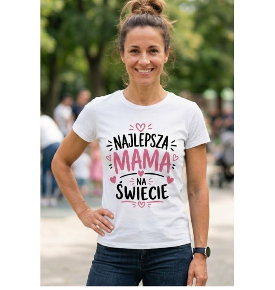 Koszulka NAJLEPSZA MAMA NA ŚWIECIE