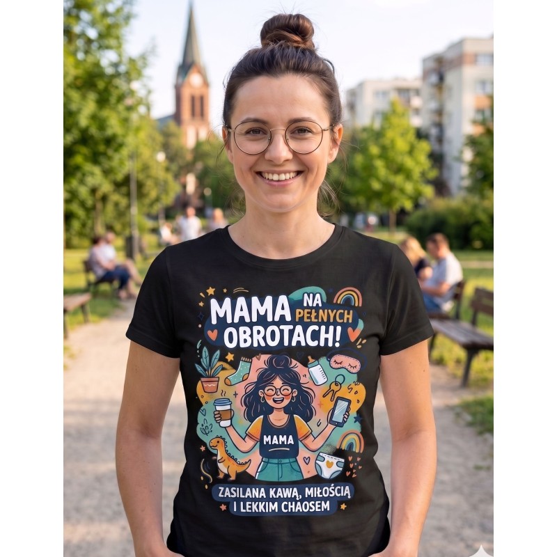 Koszulka mama na obrotach
